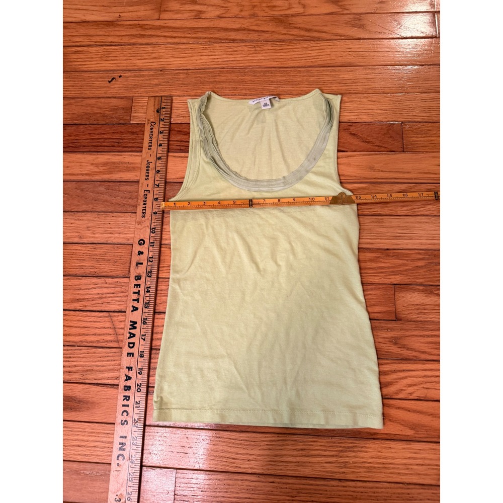 Y2K 2000s style Banana Republic Womens Green‎ Scoop Neck Tank Top - Picture 4 of 7